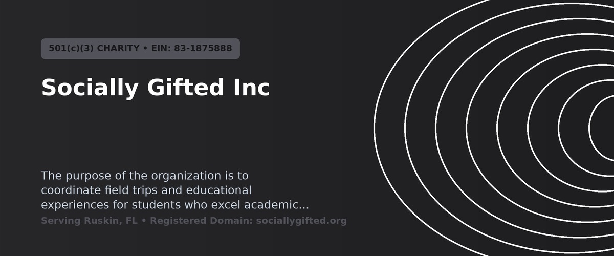 Socially Gifted Inc Identity Banner